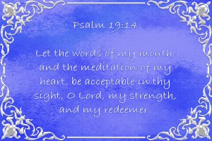 Psalm 19 14 1BL